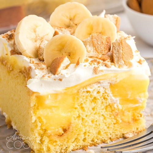 Banana Pudding Poke Cake Banana Pudding Poke Cake
