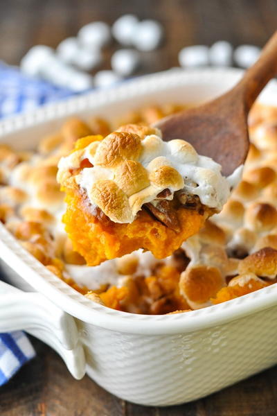 Sweet Potato Casserole With Marshmallows Sweet Potato Casserole With Marshmallows