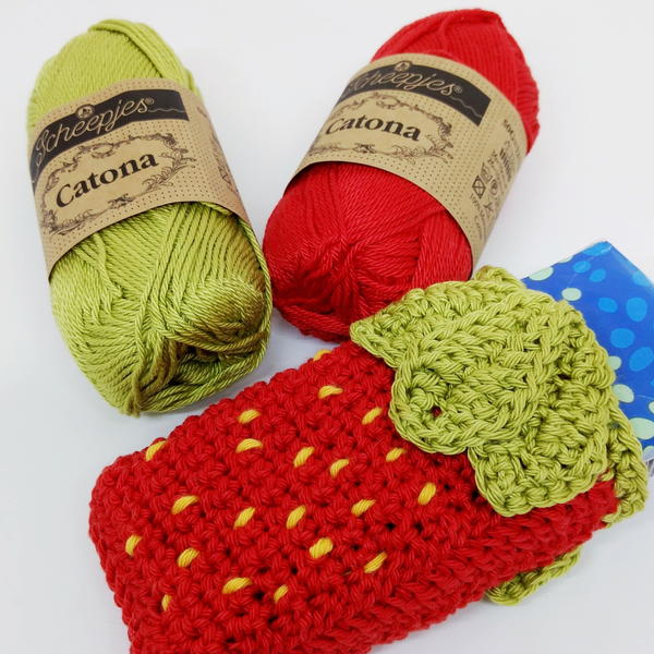 Strawberry Pocket Tissue Pouch Strawberry Pocket Tissue Pouch