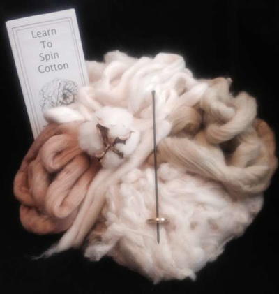 All About Spinning Cotton Kit and DVD 