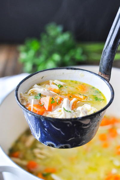 Lemon Chicken Soup With Orzo Lemon Chicken Soup With Orzo