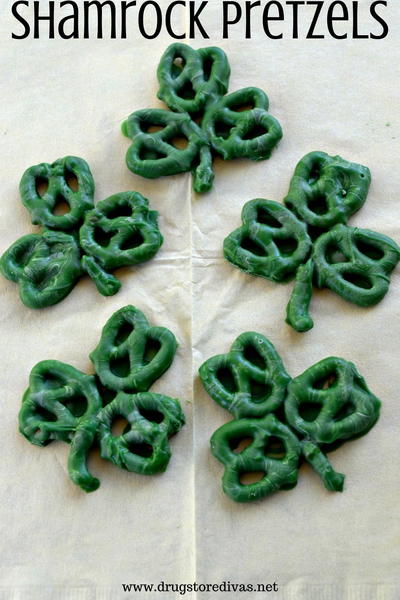 Shamrock Pretzels Shamrock Pretzels
