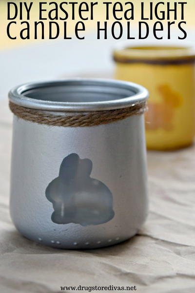 Diy Easter Tea Light Candle Holders Diy Easter Tea Light Candle Holders