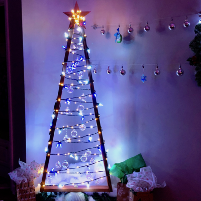 Modern Wooden DIY Christmas Tree