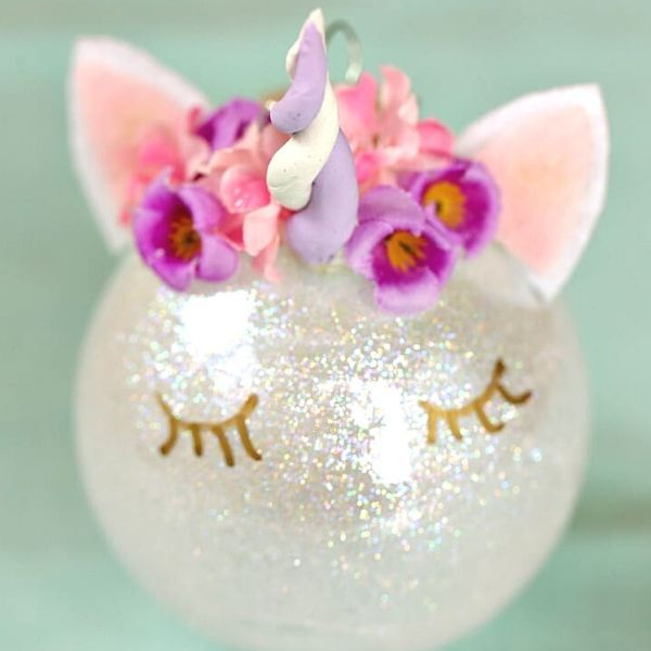 Unicorn Christmas Ornament Unicorn Christmas Ornament