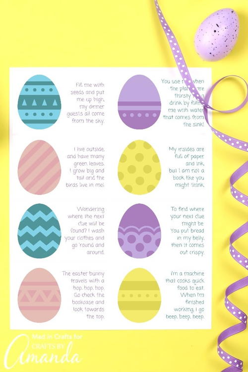 Easter Scavenger Hunt Easter Scavenger Hunt