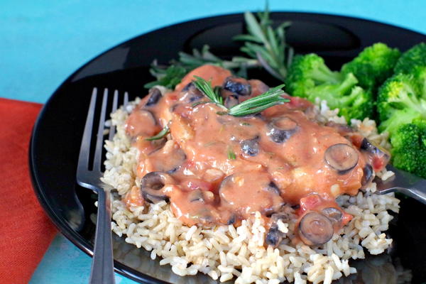 Pork With Creamy Mushroom Salsa Sauce Pork With Creamy Mushroom Salsa Sauce