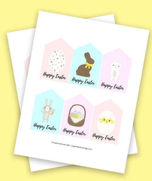 Free Printable Easter Tags Free Printable Easter Tags