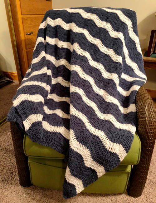 Gentle River Ripple Blanket Gentle River Ripple Blanket