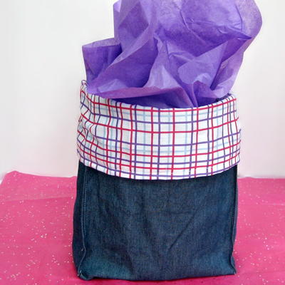 Easy Fabric Gift Bag Easy Fabric Gift Bag