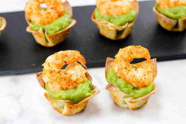 Shrimp Guacamole Wontons Shrimp Guacamole Wontons