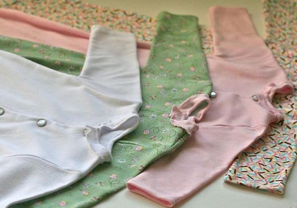Newborn DIY Onesie Gowns Newborn DIY Onesie Gowns