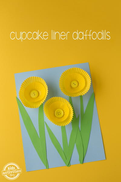 Cupcake Liner Daffodil Art Cupcake Liner Daffodil Art