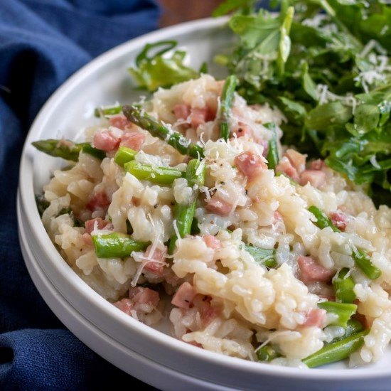 Instant Pot Risotto ham Asparagus Instant Pot Risotto (ham & Asparagus)