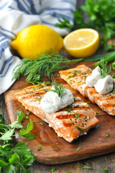 Salmon With Dill Sauce Salmon With Dill Sauce