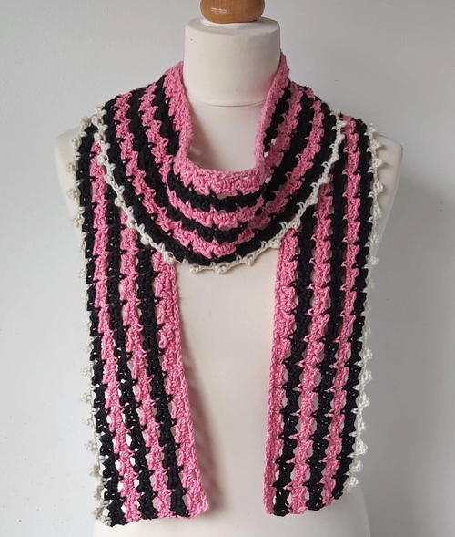 Nostalgia Skinny Crochet Scarf Nostalgia Skinny Crochet Scarf