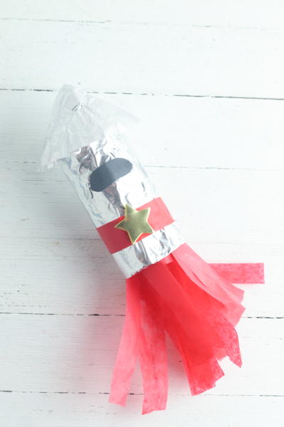 Recycled Toilet Paper Roll Rocket Craft Recycled Toilet Paper Roll Rocket Craft