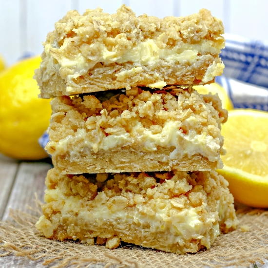 Oatmeal Lemon Creme Bars Oatmeal Lemon Creme Bars