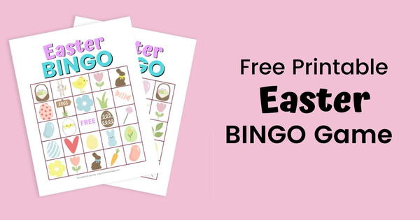 Easter Bingo Game Printable Easter Bingo Game Printable