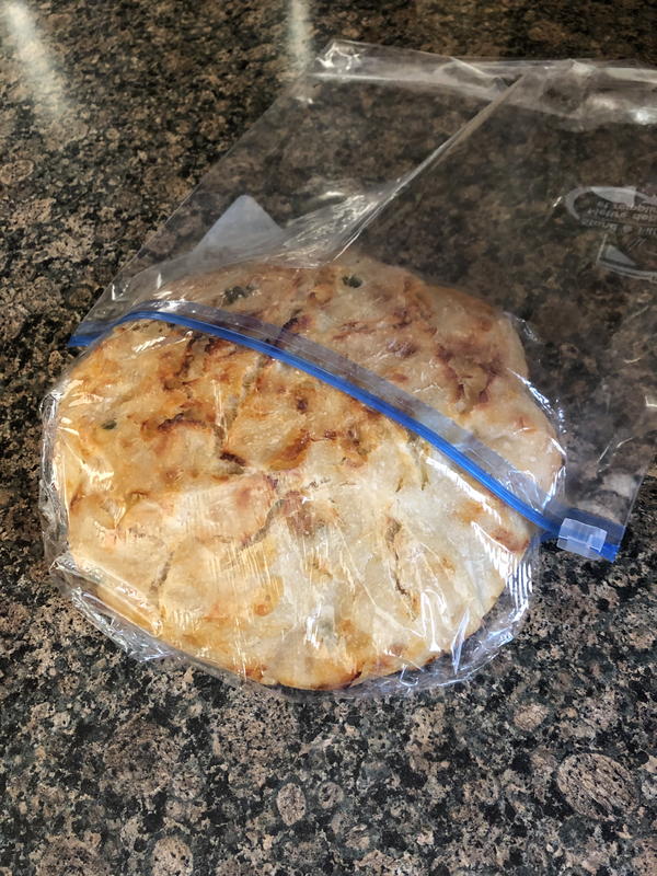 To freeze homemade crusty bread, wrap in foil or plastic wrap and then place in a plastic bag.