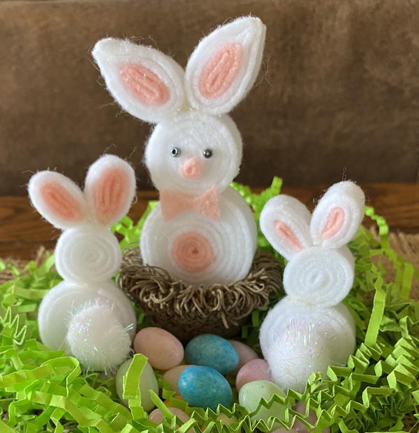 Felt Roll-ups For Easter Felt Roll-ups For Easter