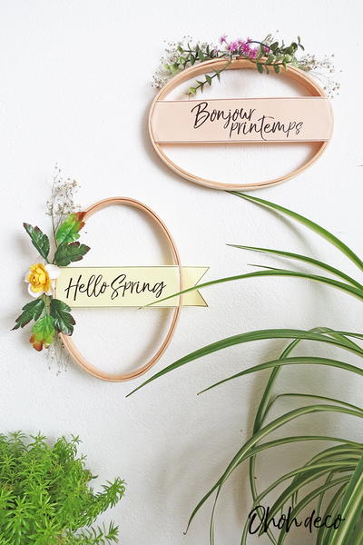 Easy 10 Minutes Spring Wreath