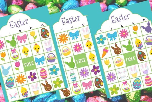 Free Easter Bingo Printable Game Cards Free Easter Bingo Printable Game Cards