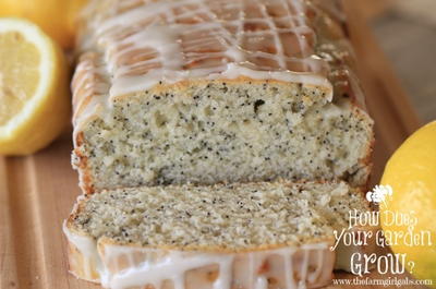 Glazed Lemon Poppy Seed Bread