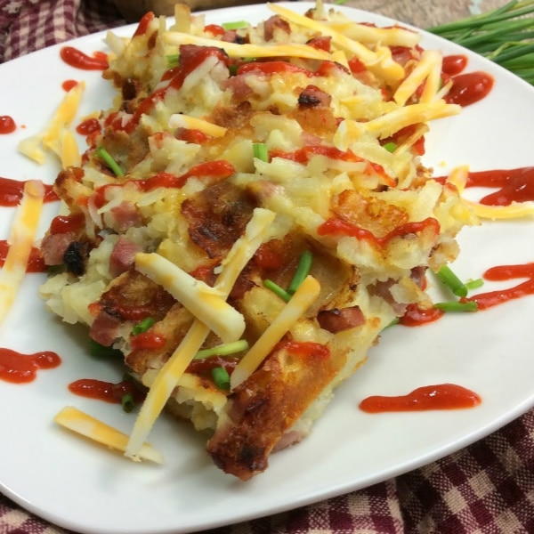 Ham And Cheese Hash Brown Waffles Ham And Cheese Hash Brown Waffles