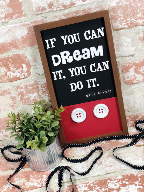 Dollar Store Walt Disney Quote Sign Dollar Store Walt Disney Quote Sign