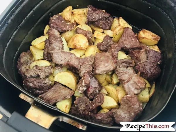 Air Fryer Steak Bites And Potatoes Air Fryer Steak Bites And Potatoes