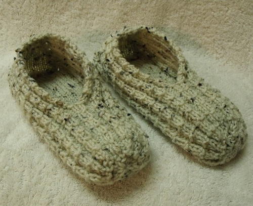 Easy To Knit Slippers Easy To Knit Slippers