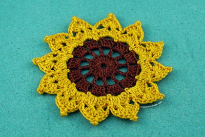 Easy Crochet Sunflower