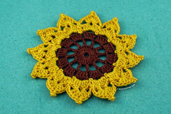 Easy Crochet Sunflower Easy Crochet Sunflower