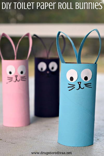 Diy Toilet Paper Roll Bunnies Diy Toilet Paper Roll Bunnies