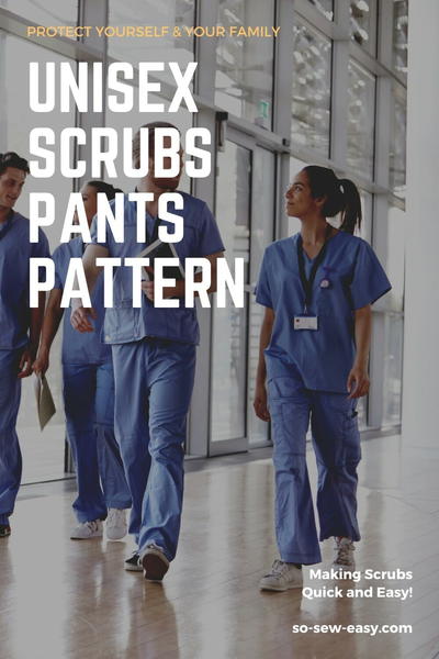 Unisex Scrubs Pants Free Pattern