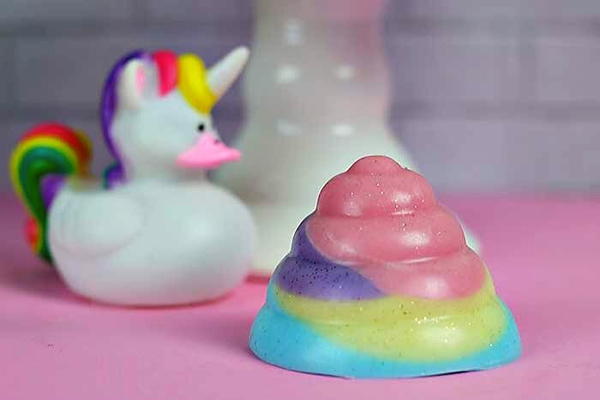Unicorn Rainbow Poop Soap Unicorn Rainbow Poop Soap
