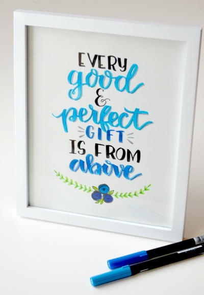Every Good and Perfect Gift Is From Above Wall Art Every Good and Perfect Gift Is From Above Wall Art