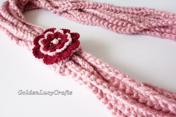 Crochet Chain Scarf Necklace Crochet Chain Scarf, Necklace