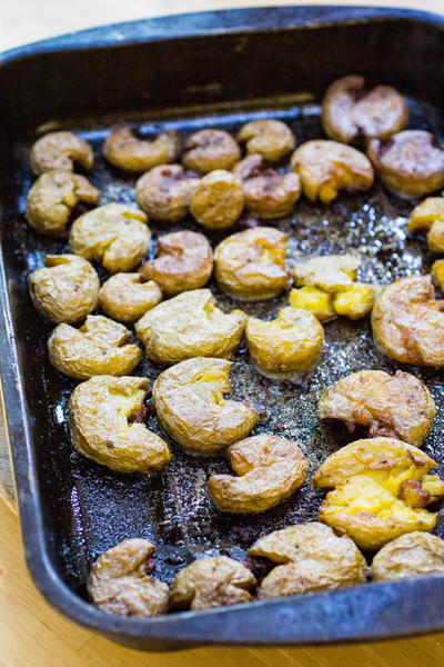 Traeger Smoked Smashed Potatoes Traeger Smoked Smashed Potatoes