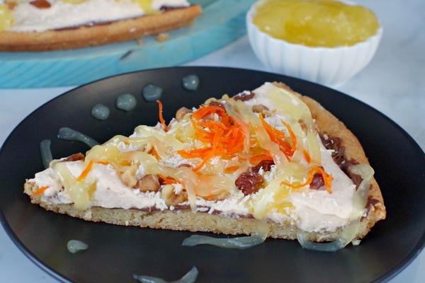 Carrot Cake Dessert Pizza Carrot Cake Dessert Pizza