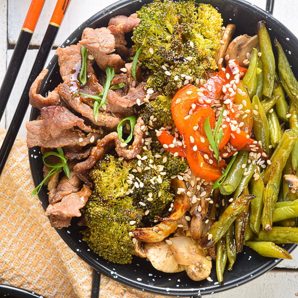 Easy Sheet Pan Beef Teriyaki Easy Sheet Pan Beef Teriyaki