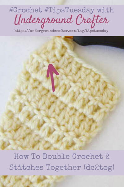 How To Double Crochet 2 Stitches Together How To Double Crochet 2 Stitches Together