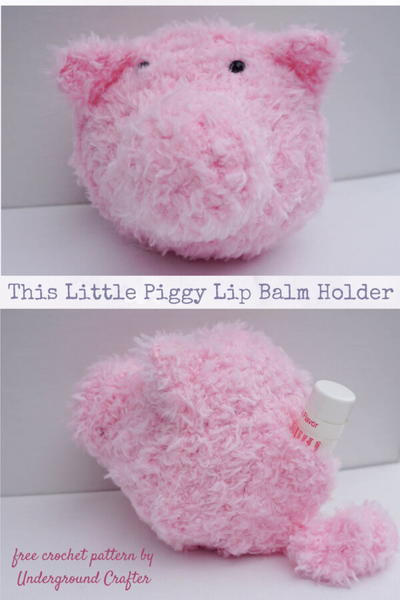 This Little Piggy Lip Balm Holder This Little Piggy Lip Balm Holder