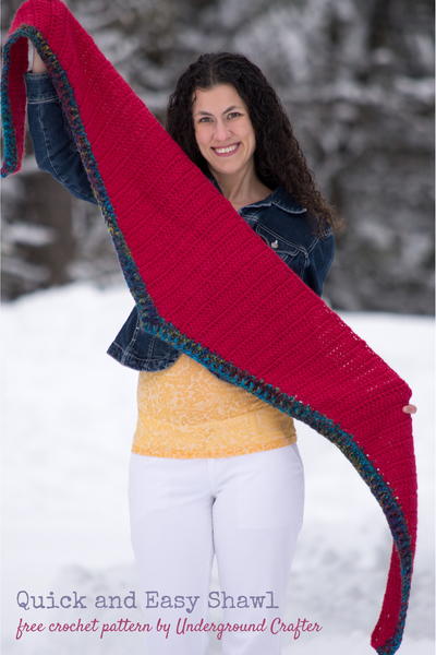 Quick And Easy Shawl Quick And Easy Shawl