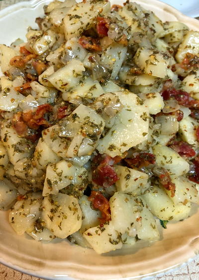 Bacon-filled Warm German Potato Salad Bacon-filled Warm German Potato Salad