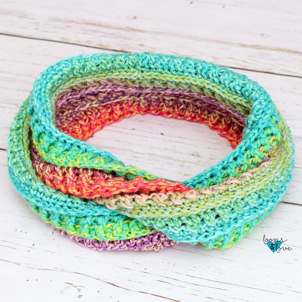 Criss Cross Ridges Infinity Scarf Criss Cross Ridges Infinity Scarf