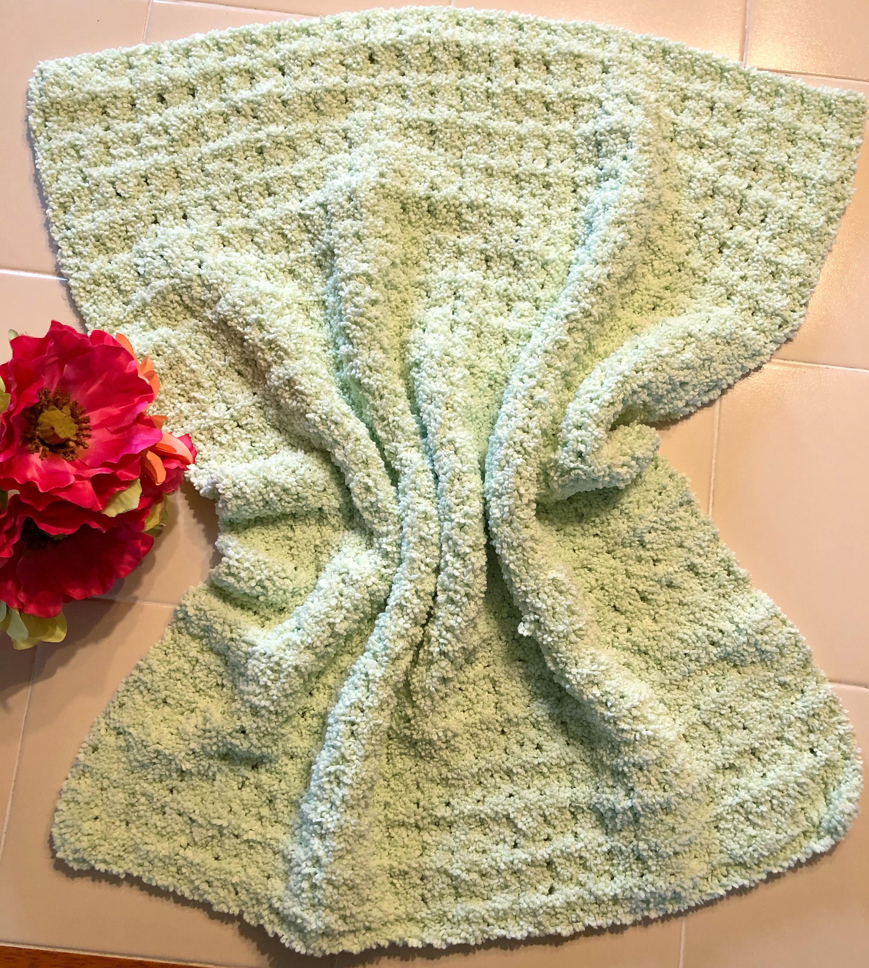 crochet baby bassinet
