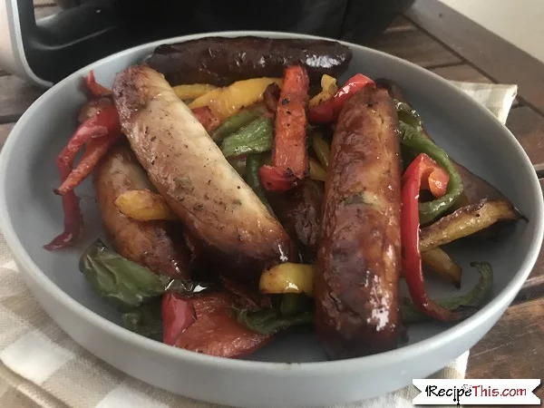 Air Fryer Italian Sausage And Peppers Air Fryer Italian Sausage And Peppers