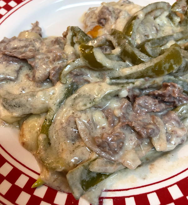 Philly Cheesesteak Casserole Philly Cheesesteak Casserole